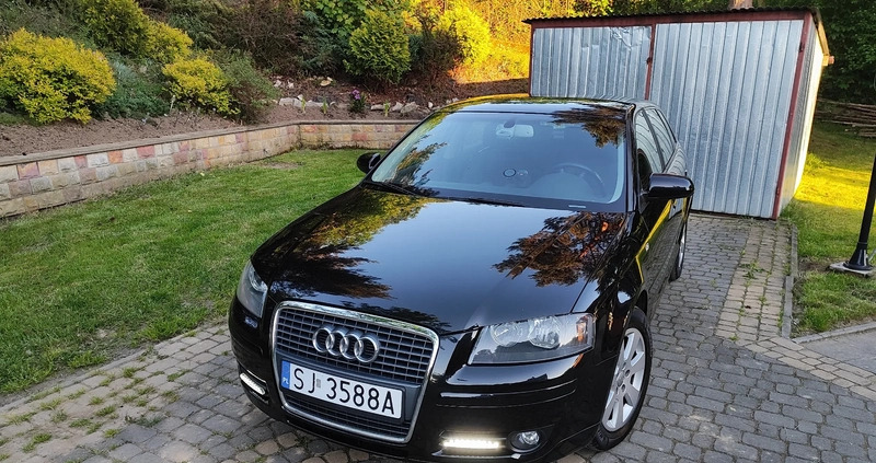 Audi A3 cena 22900 przebieg: 179833, rok produkcji 2007 z Myślenice małe 379